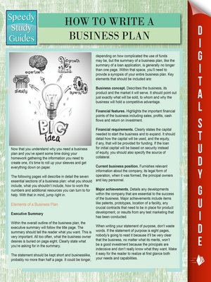 cover image of How to Write a Business Plan